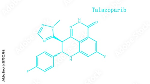 Talazoparib, is an orally available poly ADP ribose polymerase inhibitor, for the treatment of advanced breast cancer with germline BRCA mutations.  photo