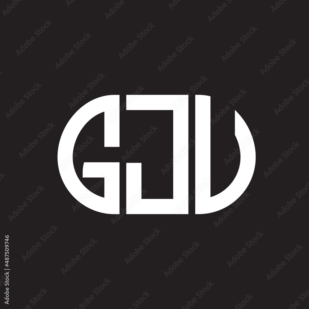 GJV letter logo design on black background. GJV creative initials letter logo concept. GJV letter design. GJV letter logo design on black background. GJV creative initials letter logo concept. GJV letter design.
