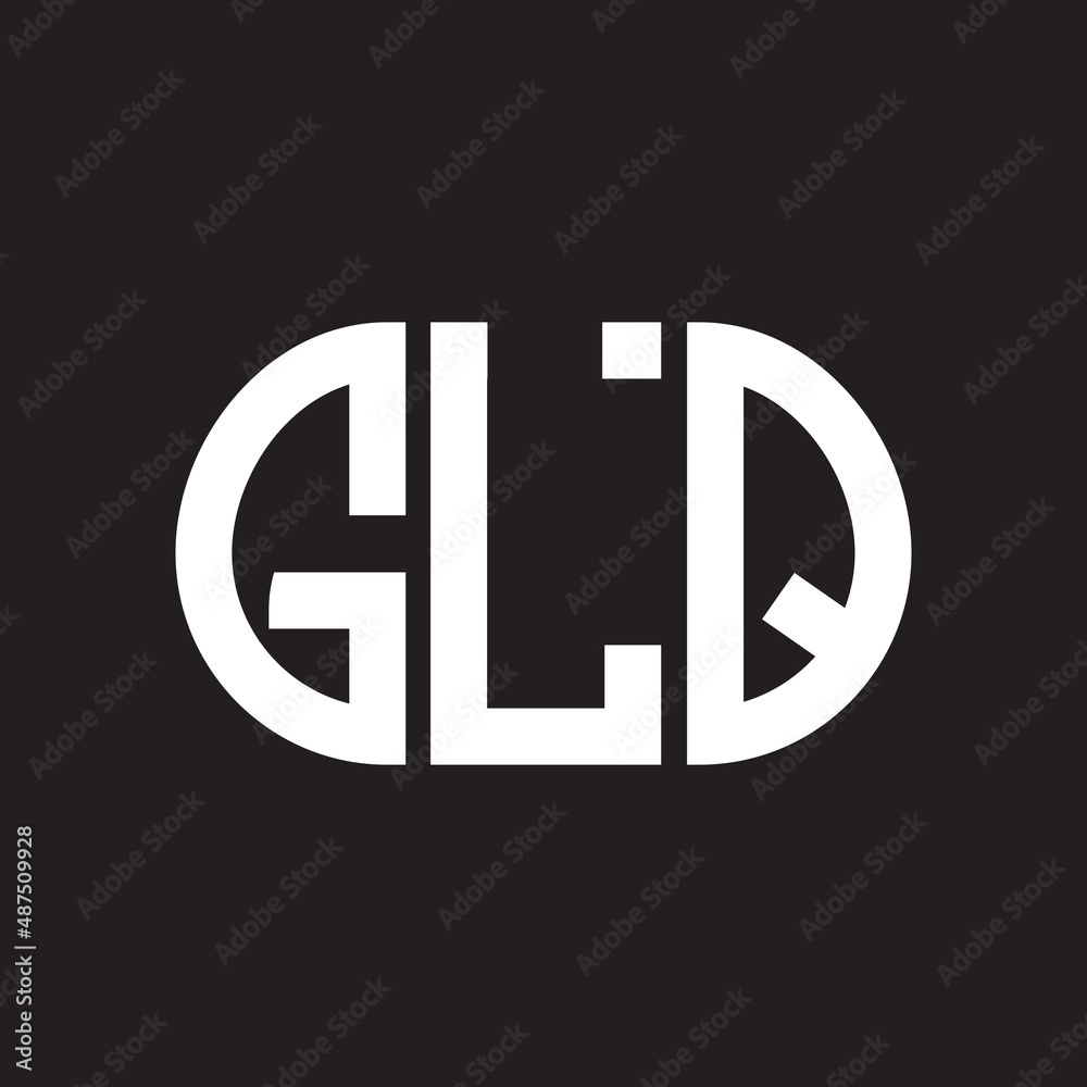 GLQ letter logo design on black background. GLQ creative initials letter logo concept. GLQ letter design. GLQ letter logo design on black background. GLQ creative initials letter logo concept. GLQ letter design.