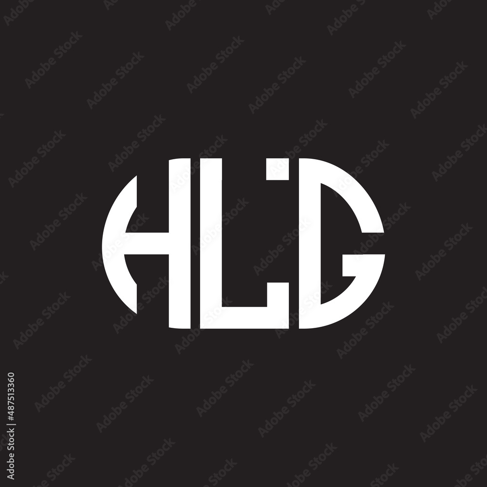 HLG letter logo design on black background. HLG creative initials letter logo concept. HLG letter design. HLG letter logo design on black background. HLG creative initials letter logo concept. HLG letter design.