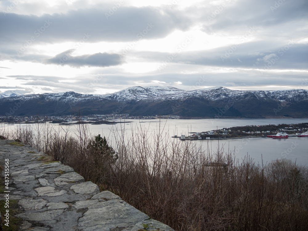 Ausblick auf Ålesund in Norwegen