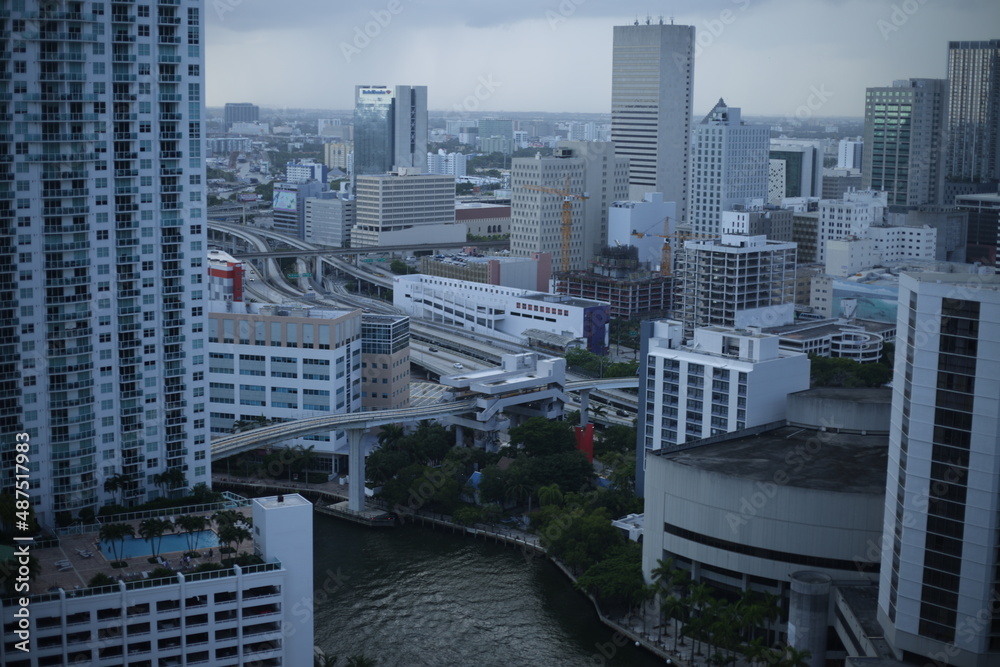 downtown miami skyline