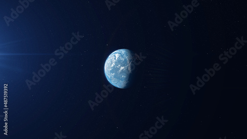 Observe the earth from space