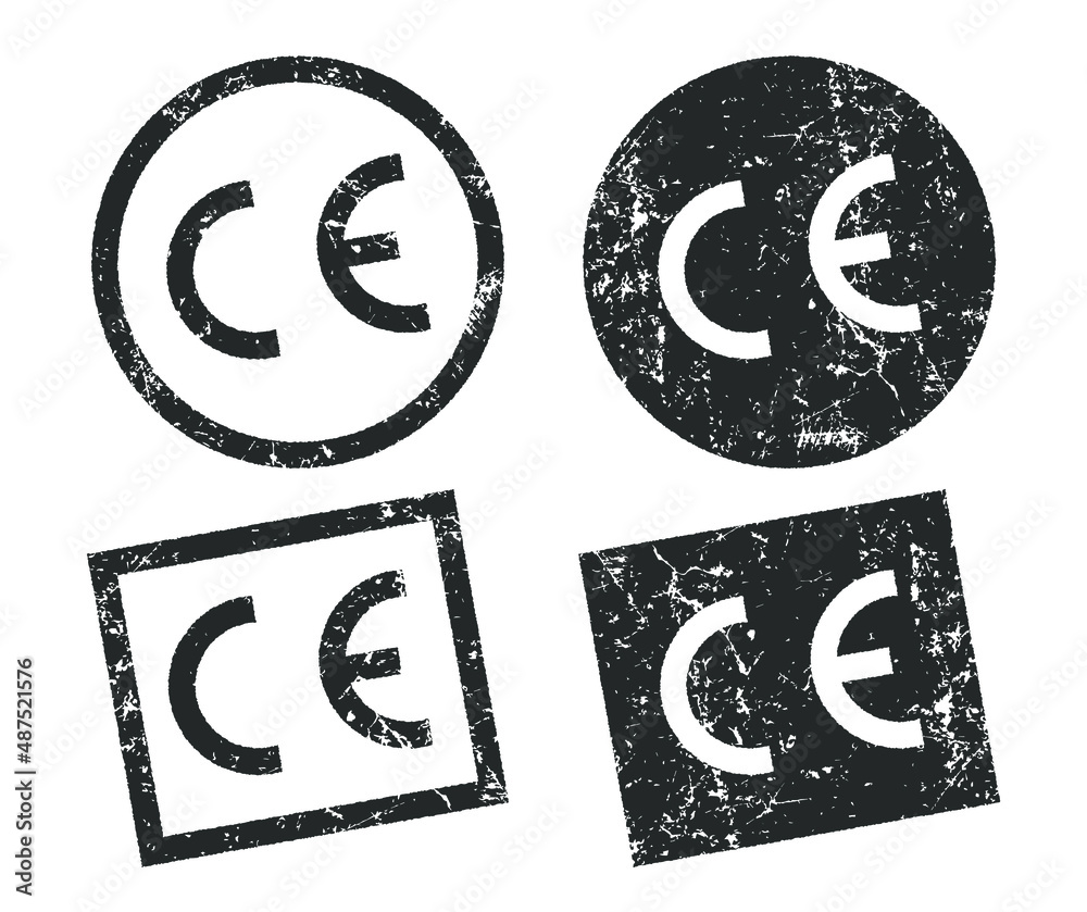 Vetor de CE mark sign graphic. CE icon symbol vector. Certification ...