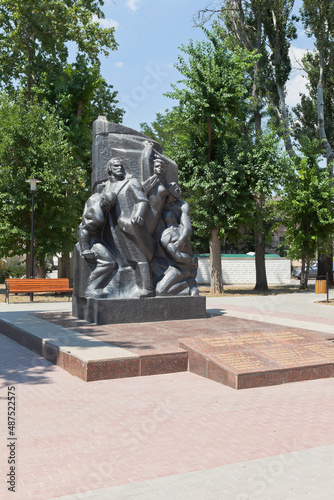 Monument to the Fighters who fell in the struggle for the establishment of Soviet power in Evpatoria in 1918-1919 in the city of Evpatoria, Crimea