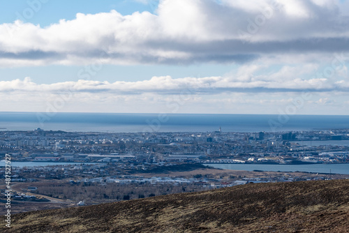 Blick vom Berg   lfarsfell   ber Reykjavik