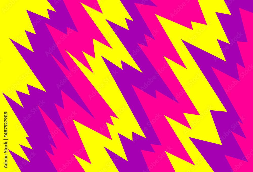 Simple background with gradient and colorful zigzag pattern Simple background with gradient and colorful zigzag pattern