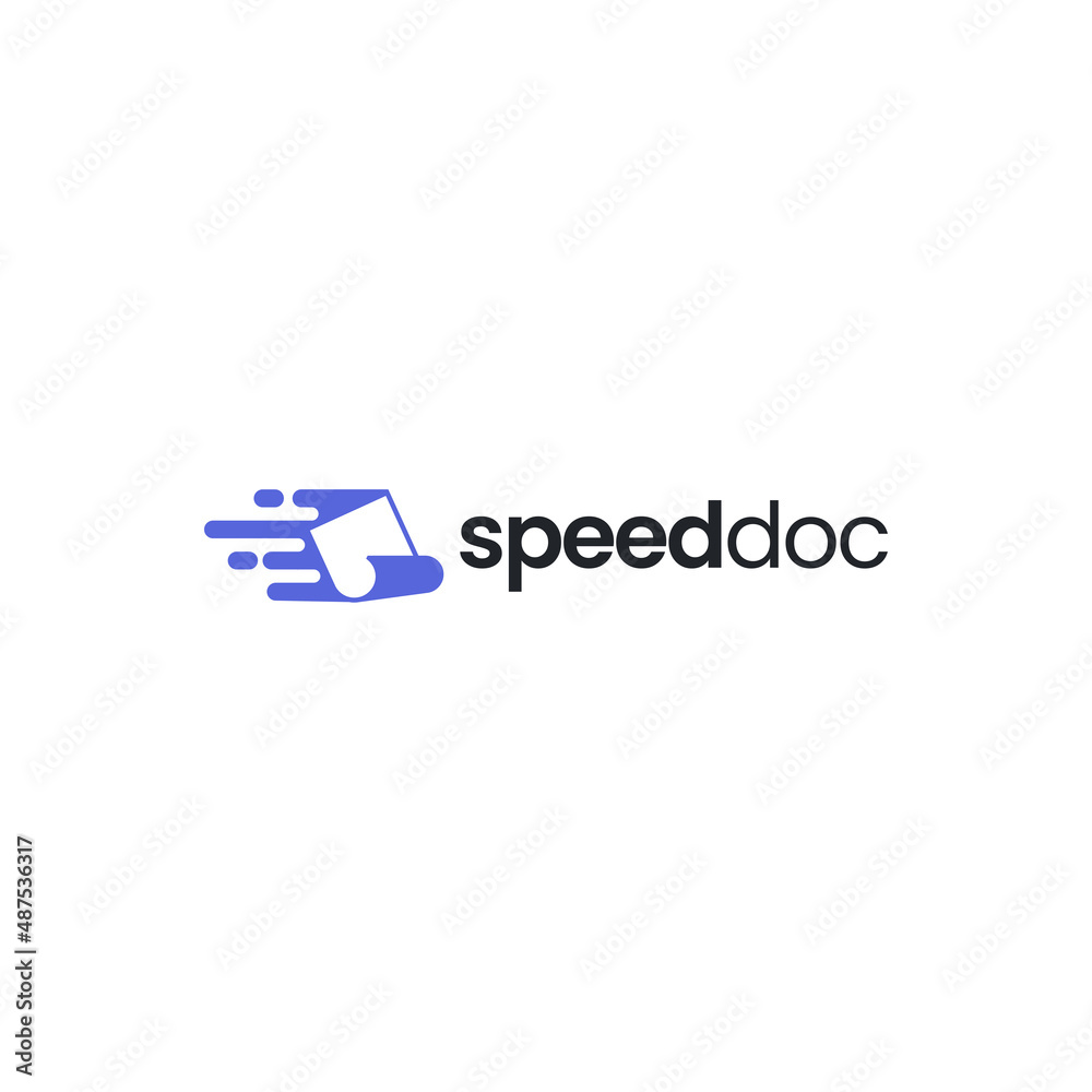 SPEED DOC LOGO DESIGN VECTOR SPEED DOC LOGO DESIGN VECTOR