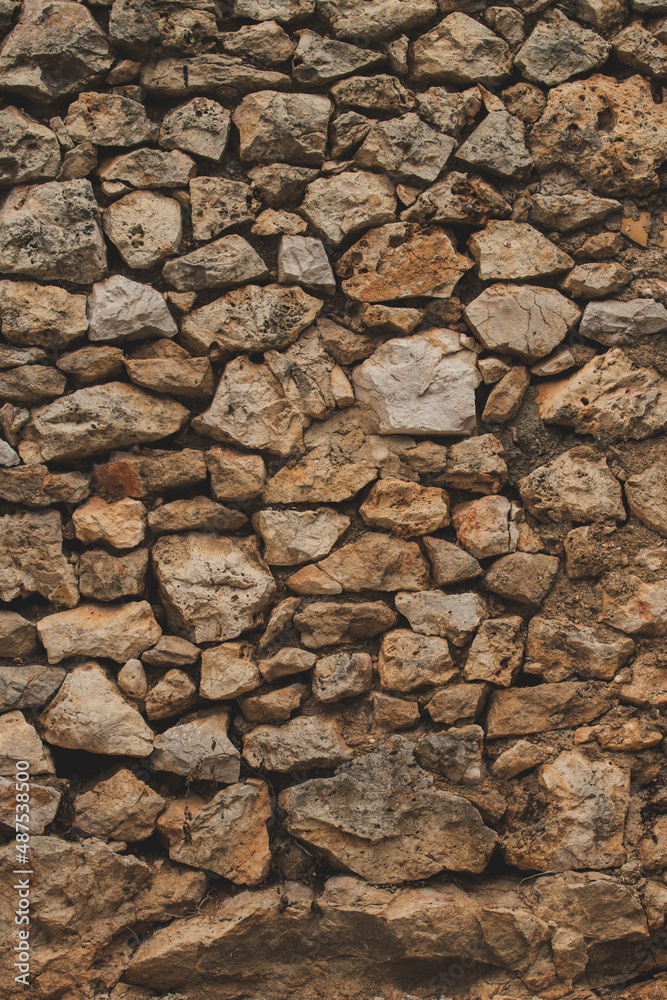 Old mediterranean style stone wall of the house Old mediterranean style stone wall of the house