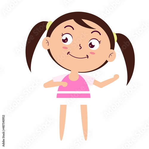 girl character cartoon cute