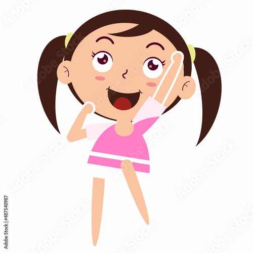 girl character cartoon cute