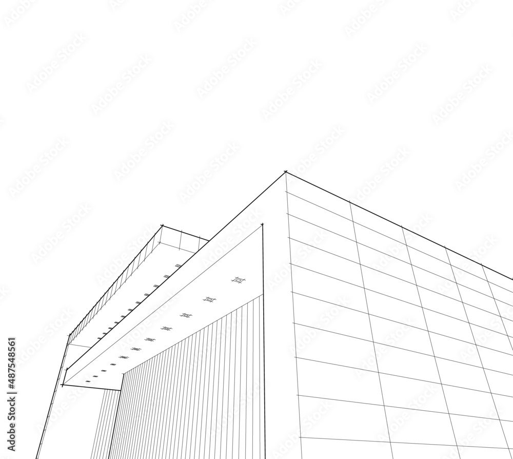 sketch of building sketch of building