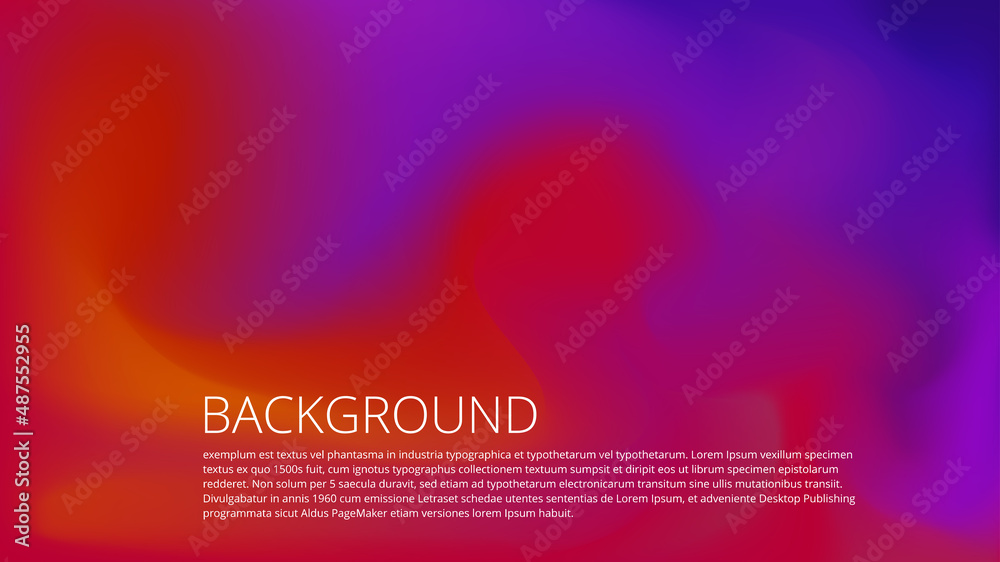 Abstract gradient background with a combination of red, purple and orange colors