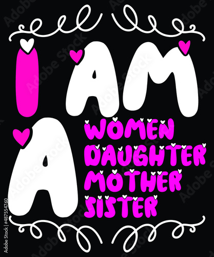 International Women’s Day T shirt design vector, typography vector