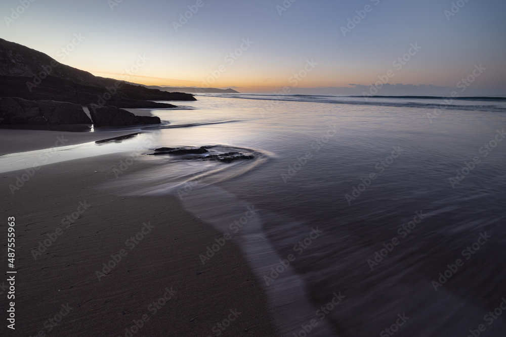 Sunrise on Tregantle Beach in Whitsand bay South East Cornwall Sunrise on Tregantle Beach in Whitsand bay South East Cornwall