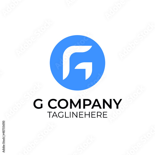 Letter G concept - modern, simple and elegant