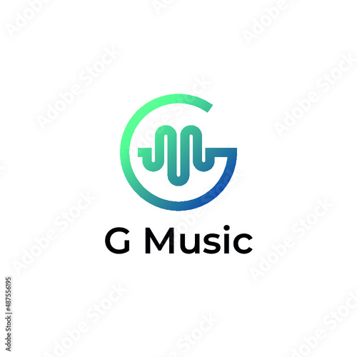 Letter G concept - modern, simple and elegant