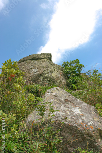 the riock at High Junk peak country trail , hk photo