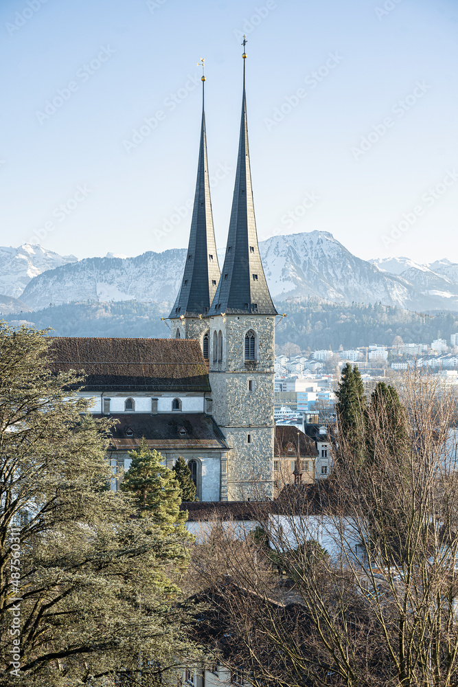  Hofkirche St. Leodegar, Luzern, Schweiz