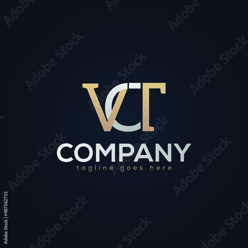 VCT Letter Monogram Logo Concept Design