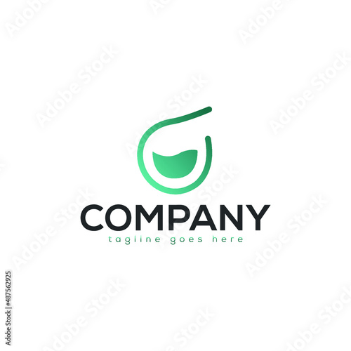 Chemical, Test tube, Lab, Flat Logo Concept Design