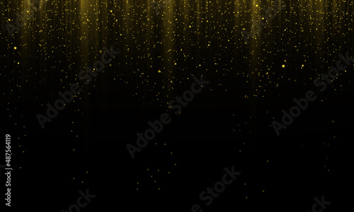 Garland light gold glitter hanging vertical lines
