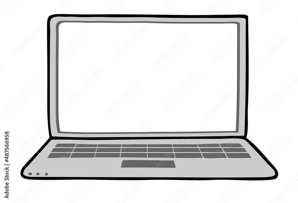 Laptop Computer Icon als Clipart Symbol Laptop Computer Icon als Clipart Symbol