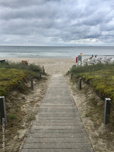 Regentag am Strand