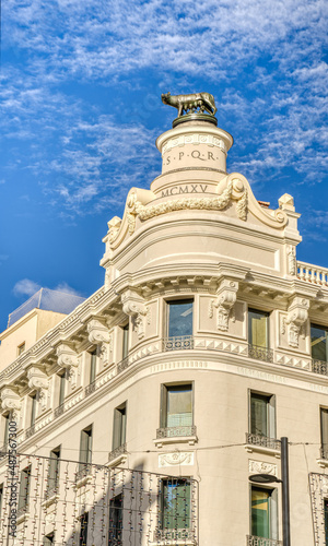 Madrid Gran Via, HDR Image