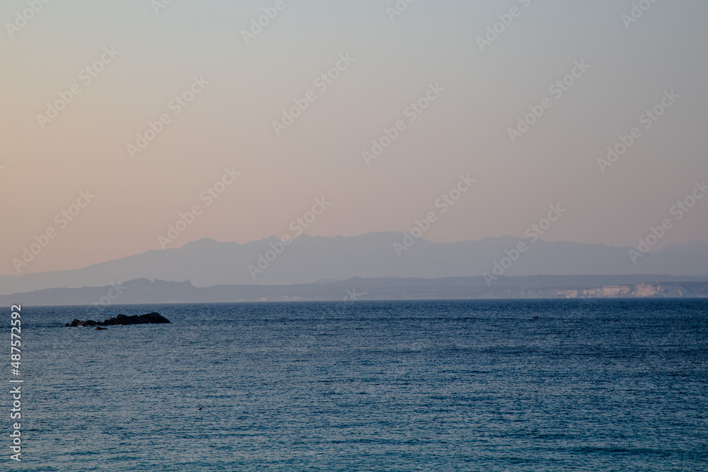 La Corsica vista da Santa Teresa Gallura