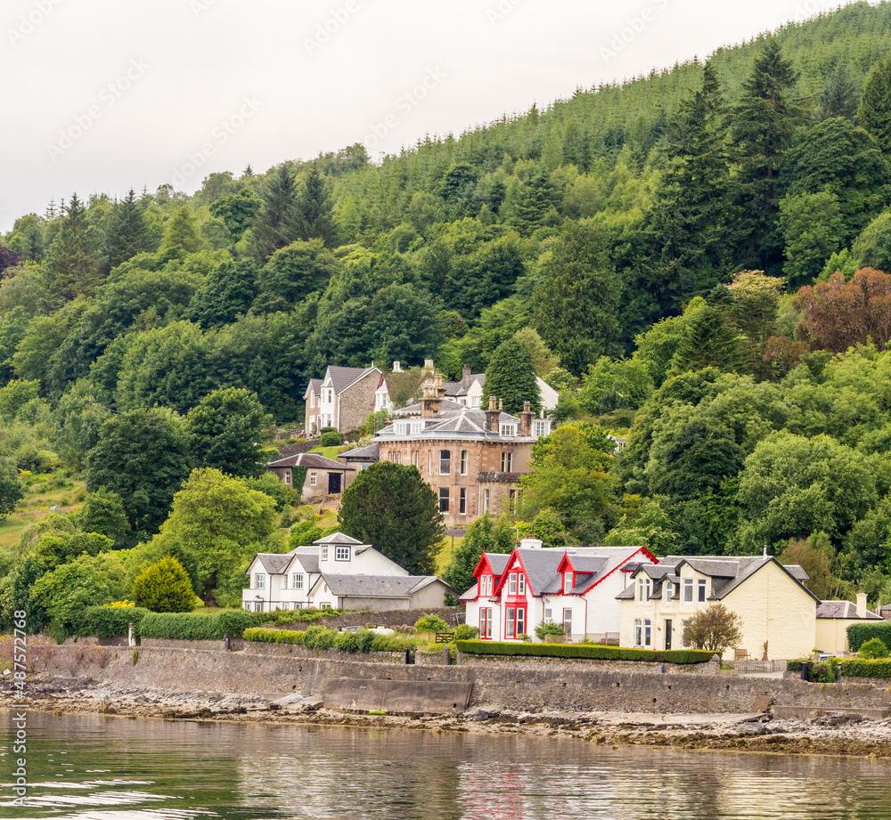 The famouis Waverley paddleboat steamer tour of Gare Loch and Loch Long from Dunoon, Scotland, UK