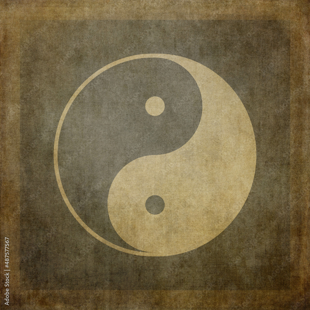 yin yang retro