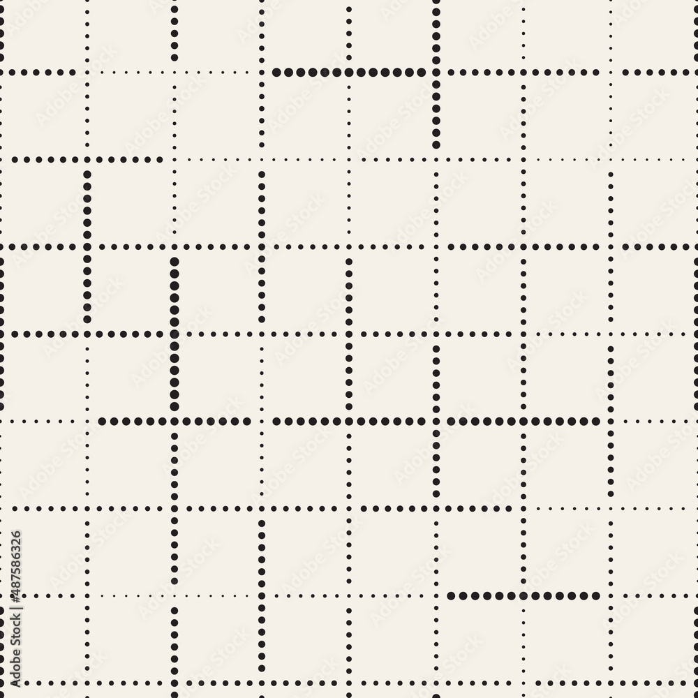 Vector seamless pattern. Repeating geometric elements. Stylish monochrome background design. Vector seamless pattern. Repeating geometric elements. Stylish monochrome background design.