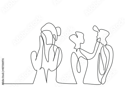 mother separating couples in love