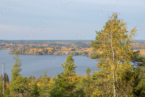 Autumn view from The Devil's Mountain, Sastamala, Finland