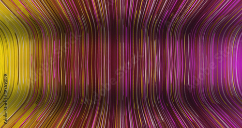 An abstract warped multi-line colorful background.	