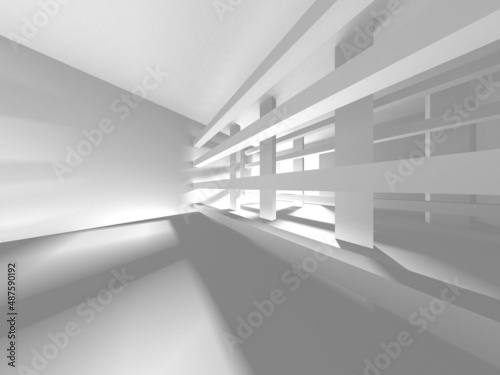 Wallpaper Mural White Modern Background. Abstract Building Concept Torontodigital.ca