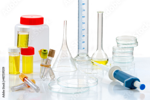 Urine alysis - Conceptual image tools for test
