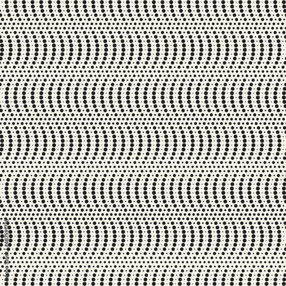 Vector seamless pattern. Repeating geometric elements. Stylish monochrome background design. Vector seamless pattern. Repeating geometric elements. Stylish monochrome background design.