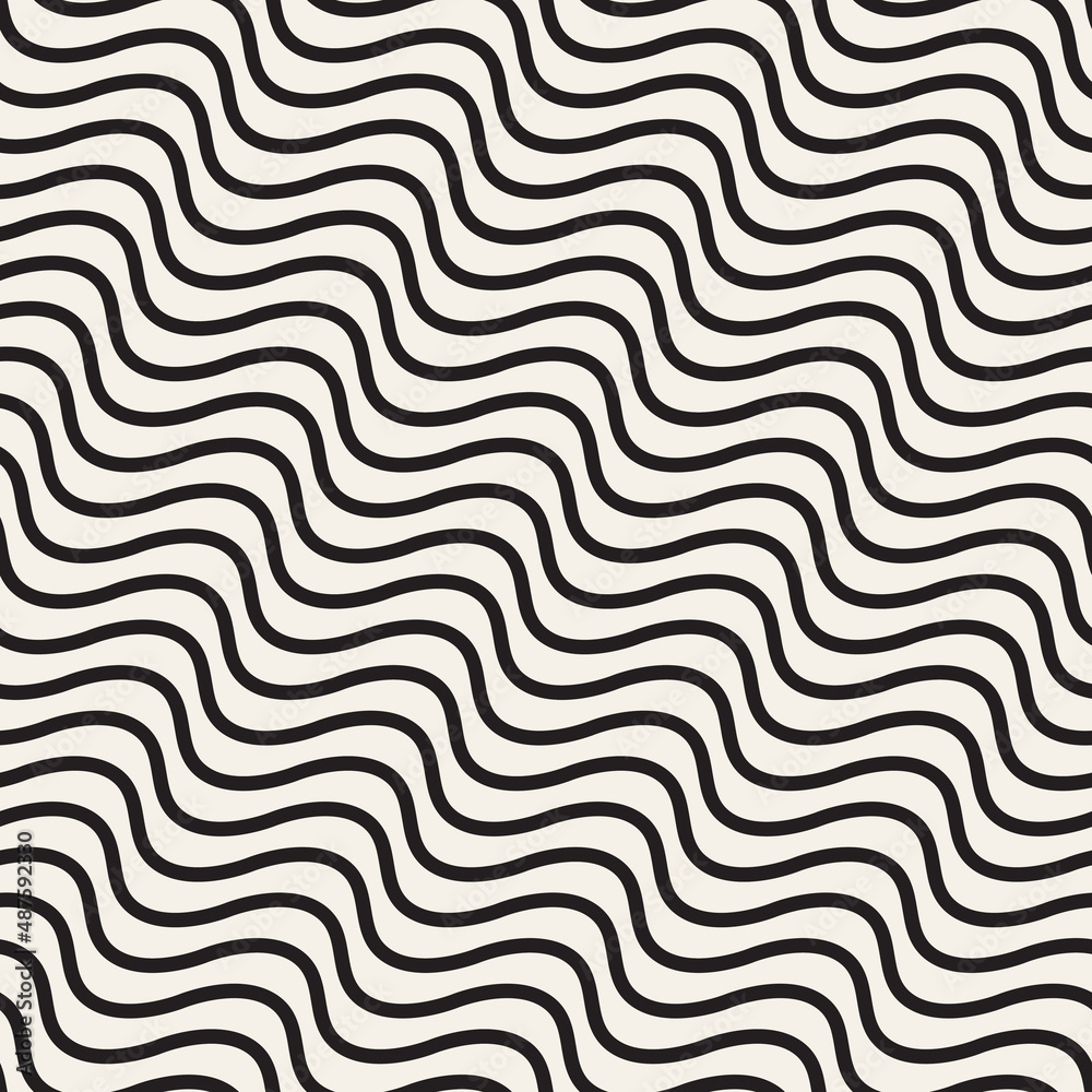 Vector seamless pattern. Repeating geometric elements. Stylish monochrome background design. Vector seamless pattern. Repeating geometric elements. Stylish monochrome background design.