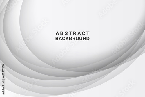 Abstract wavy dimension white background