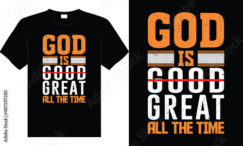 God is Good Shirt for Men Christian Praise & Worship Shirt