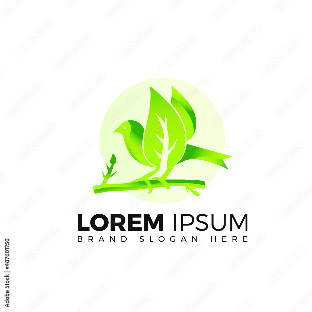 Bird logo design lafe vector template Bird logo design lafe vector template
