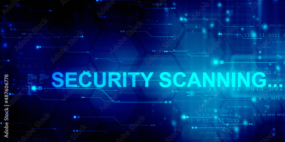 2d illustration security scanning concept
2d illustration security scanning concept