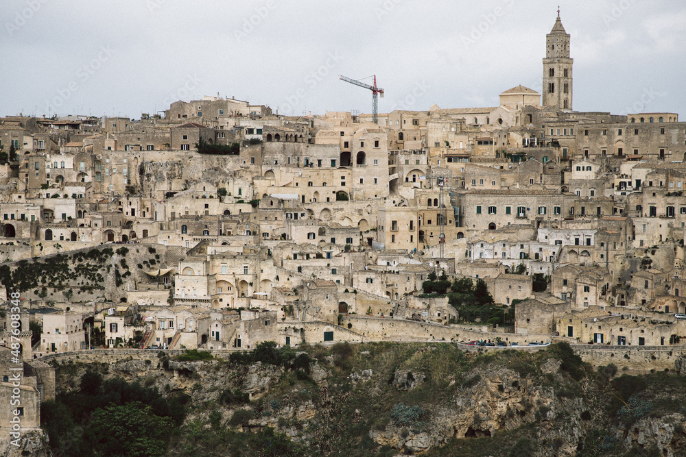 Old town of Matera (Sassi di Matera) in Southern Italy
