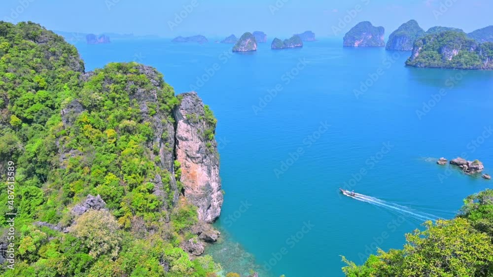 Koh Hong island view point to Beautiful scenery view 360 degree at Krabi province, Thailand. Koh Hong island view point to Beautiful scenery view 360 degree at Krabi province, Thailand.