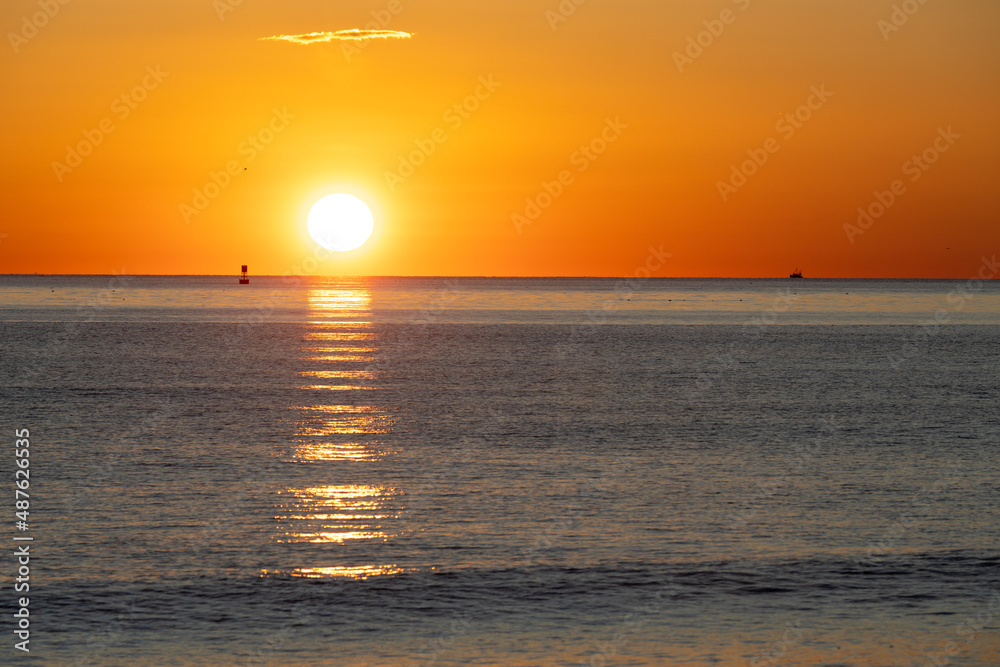 Sunrise over Salisbury Beach
