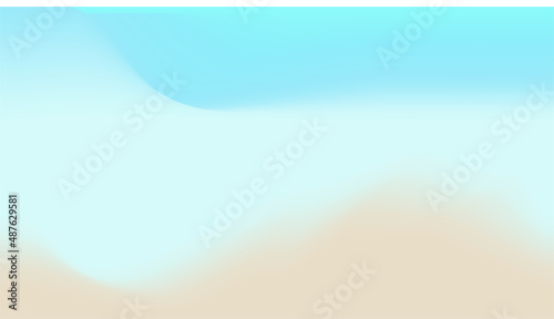 Beige, blue and white rainbow abstract gradient stock vector background. Iridescent holographic art texture. Applicable for poster, flyer, brochure, banner, website and graphic design