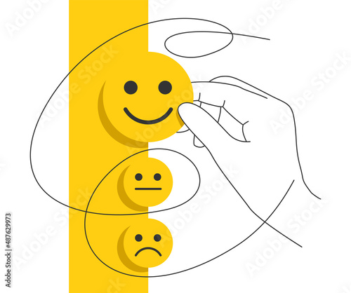 Thank You for - hand choosing emoticon