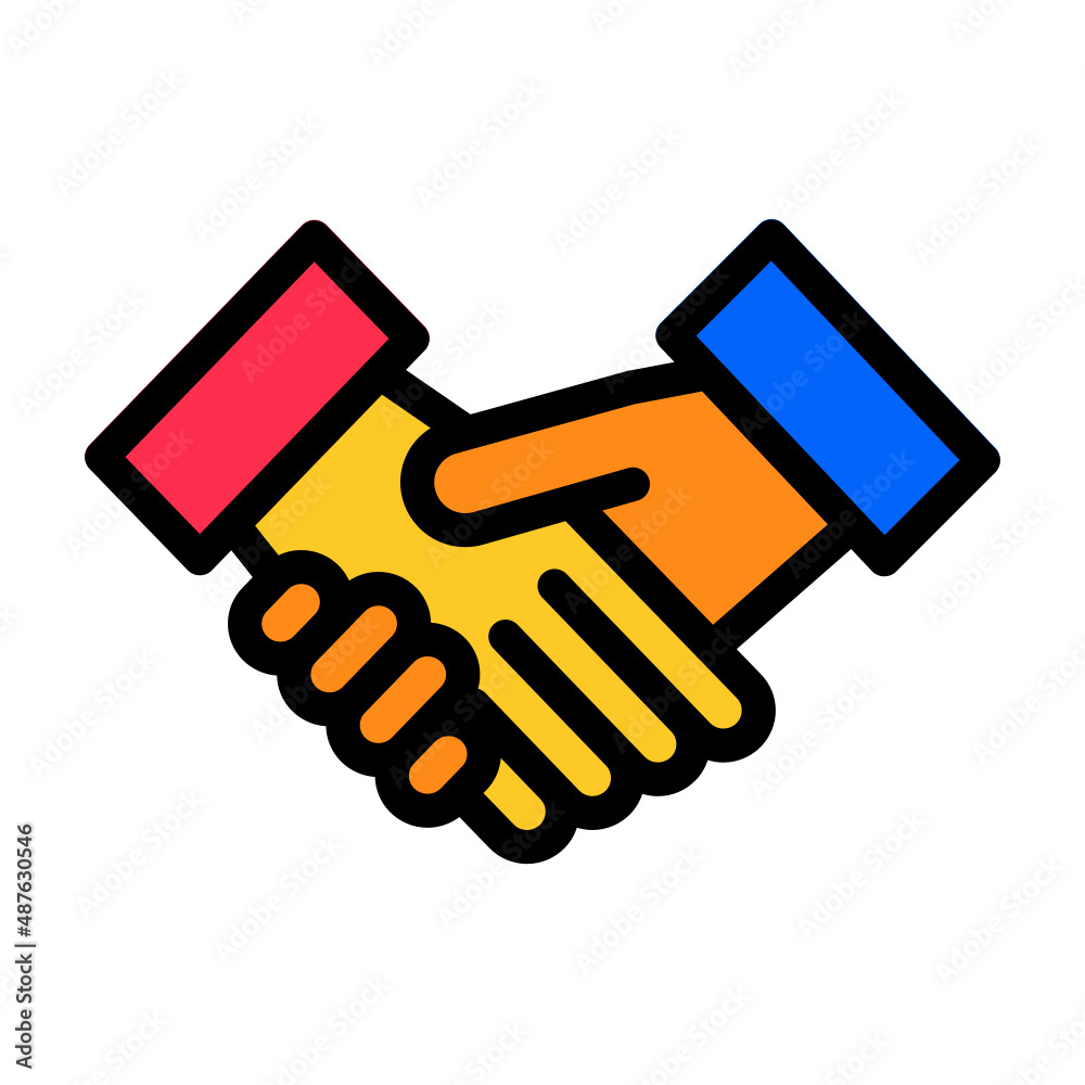 handshake icon suitable for Ramadan Islamic moments handshake icon suitable for Ramadan Islamic moments